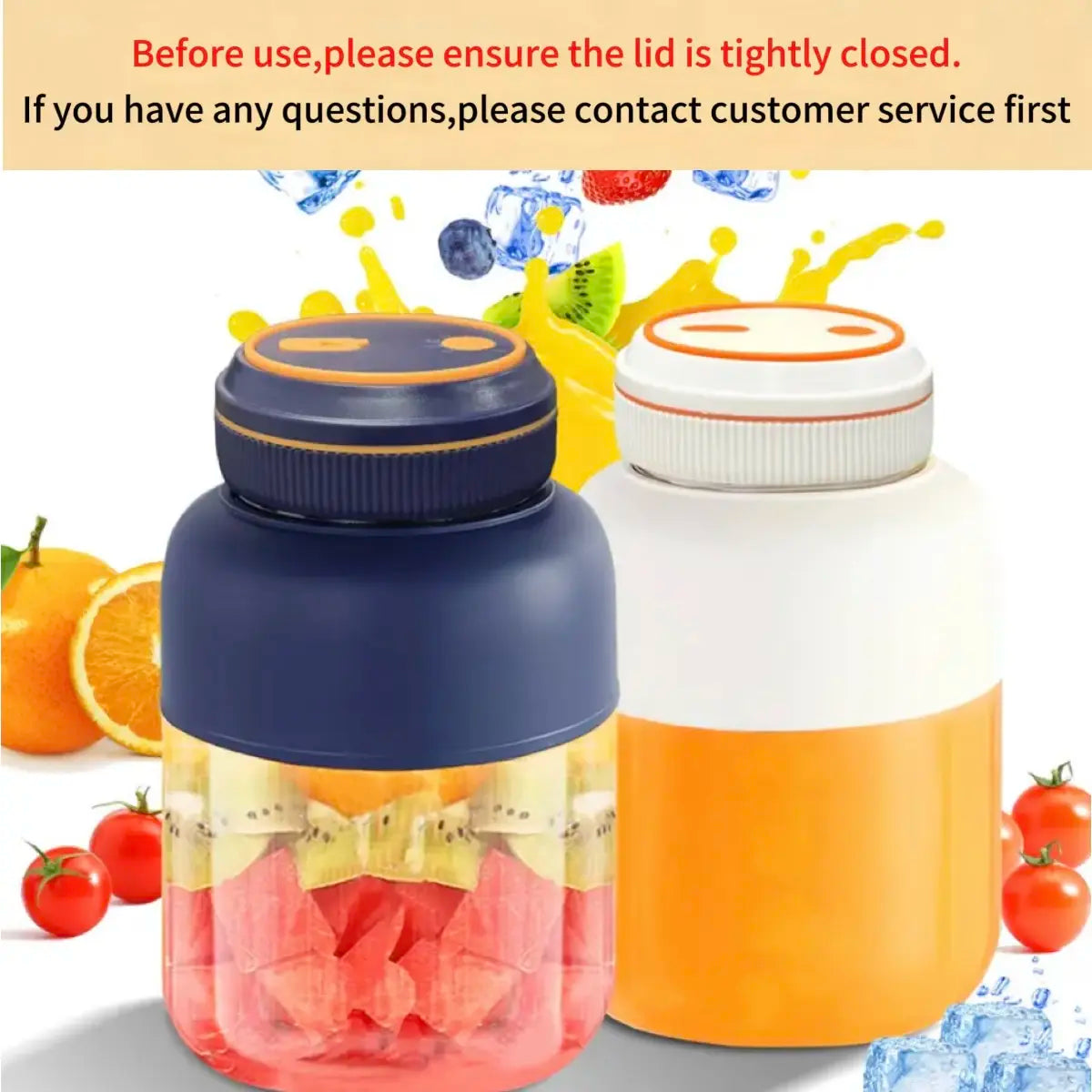 USB Rechargeable Portable Blender: Multifunctional Summer Smoothie Maker