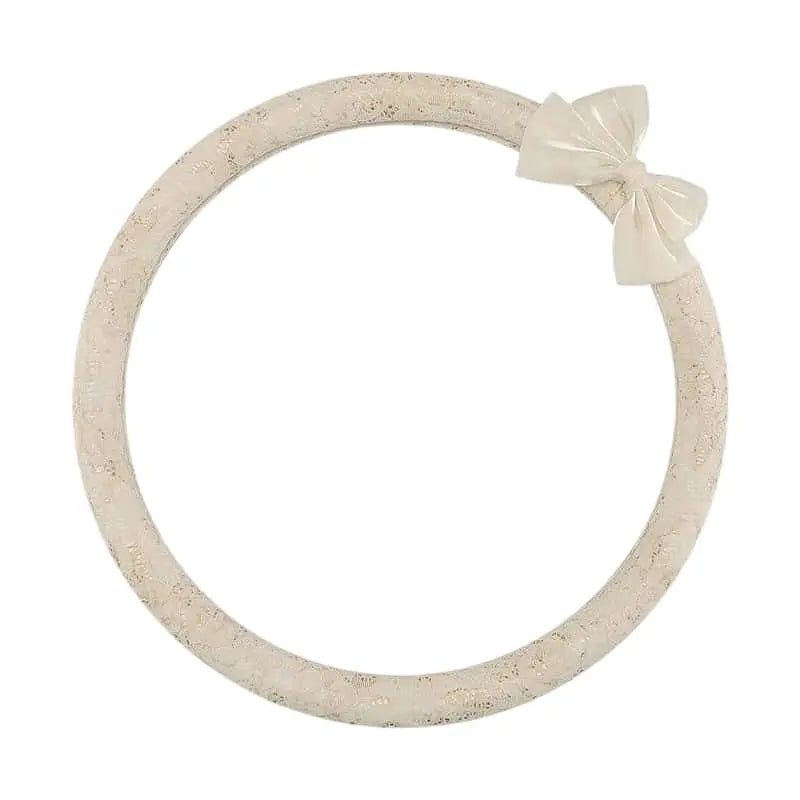 Lace Steering Wheel Cover 15 Inch Diameter Elegant Black with Large Cute Bow-knot Design Aesthetic Car Interior Decoration Non-Slip Universal Fit  for Women men