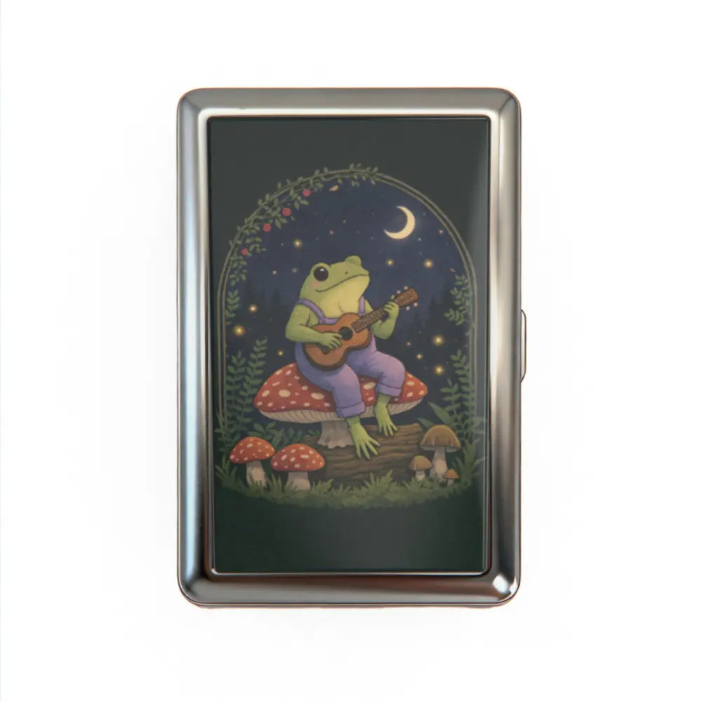 Vintage Cigarette Case - Card Holder Wallet, Multi-Functional Metal Tin Box, Versatile Trinket Business Card ID Holder
