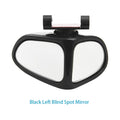 360° Rotatable Dual-Lens Blind Spot Mirror – Real Glass Rearview Auxiliary Mirror for Safe Reversing
