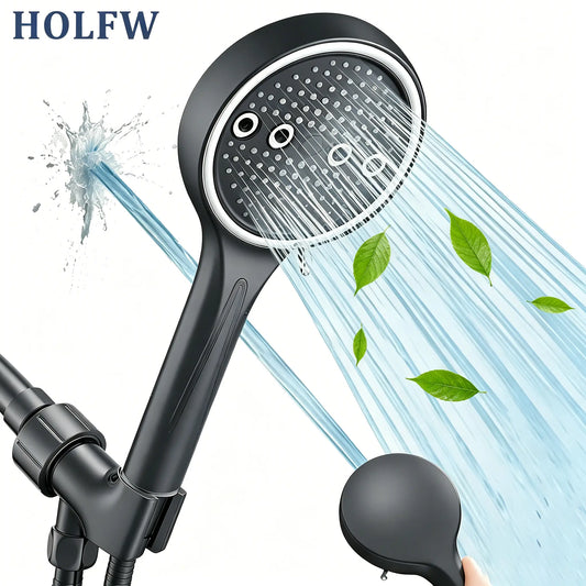6-Mode High Pressure Shower Head Set with Hose & Holder