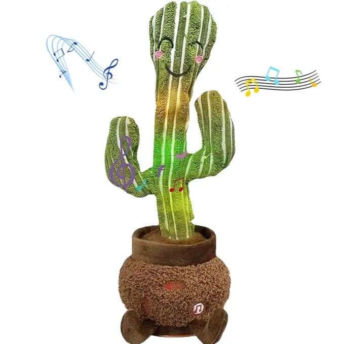 EMOIN Talking Cactus Toy, Interactive Toys Dancing Cactus Toy Mimicking Repeating What You Say, Toddler Infant Baby Toys Gifts for 6 7 8 9 10 Month Old Baby LED Musical Toy
