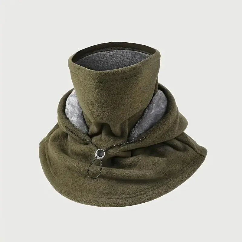 One-Piece Flannel Balaclava Windproof Warm Mask Hat – Winter Cycling Neck Warmer Cap