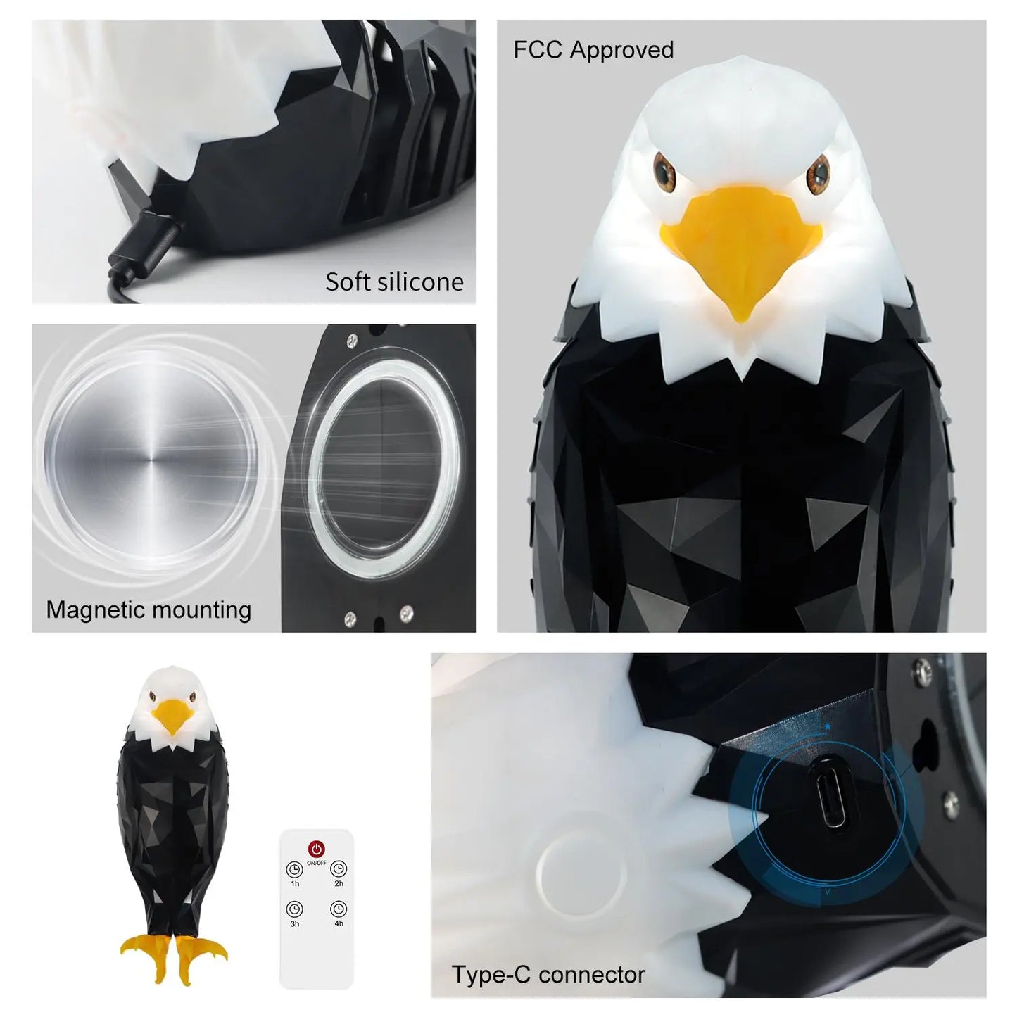 Magnetic Eagle LED Wall Light