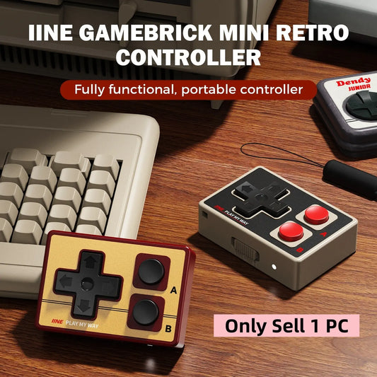 Retro Bluetooth Remote – Wireless Mini Controller for  Short-Video, Camera & Page Turning
