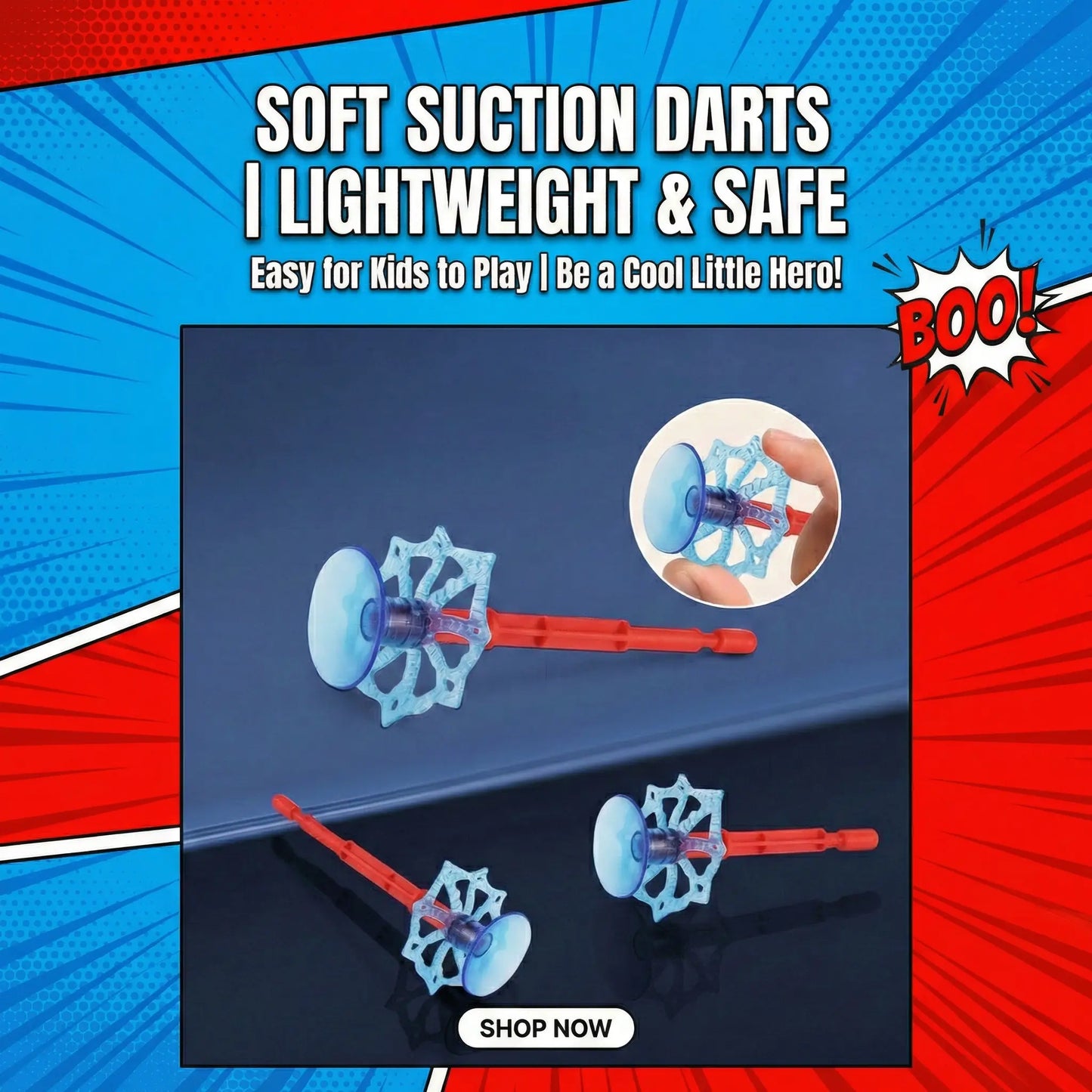 All you need Spider Silk Superhero Wrist Launcher String Shooter - Polyester Wearable Glove, Suction Cup Darts - Unisex Kids Outdoor Play Toy Set for Ages 4+ Birthday Gift, Outdoor Stuff for Kids