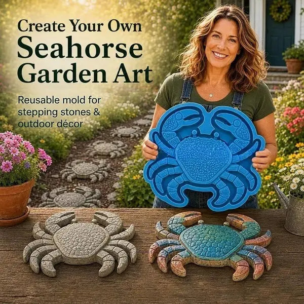 Reusable Sunflower Stepping Stone Mold – DIY Concrete Mold for Garden & Yard Landscaping