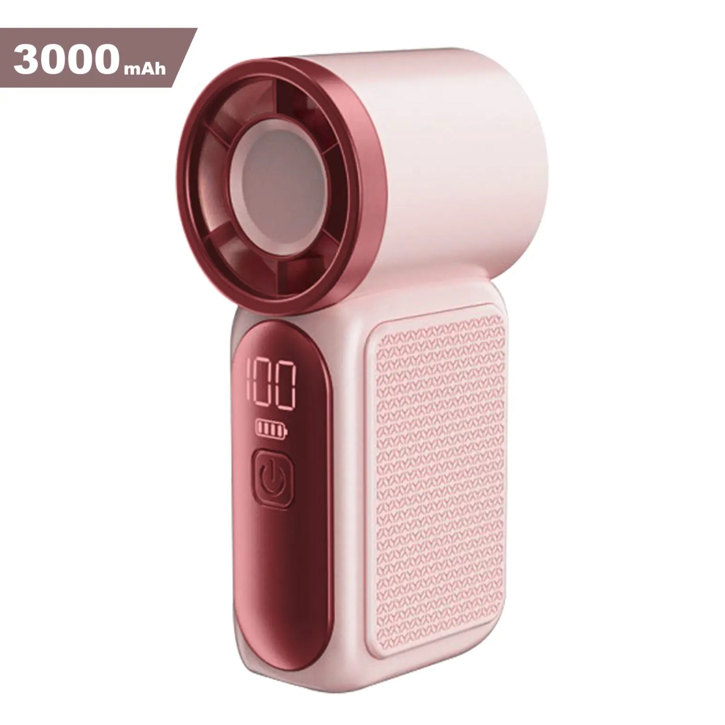 Mini Handheld Fan with LED Display - 6-Speed Turbo Portable Pocket Fan