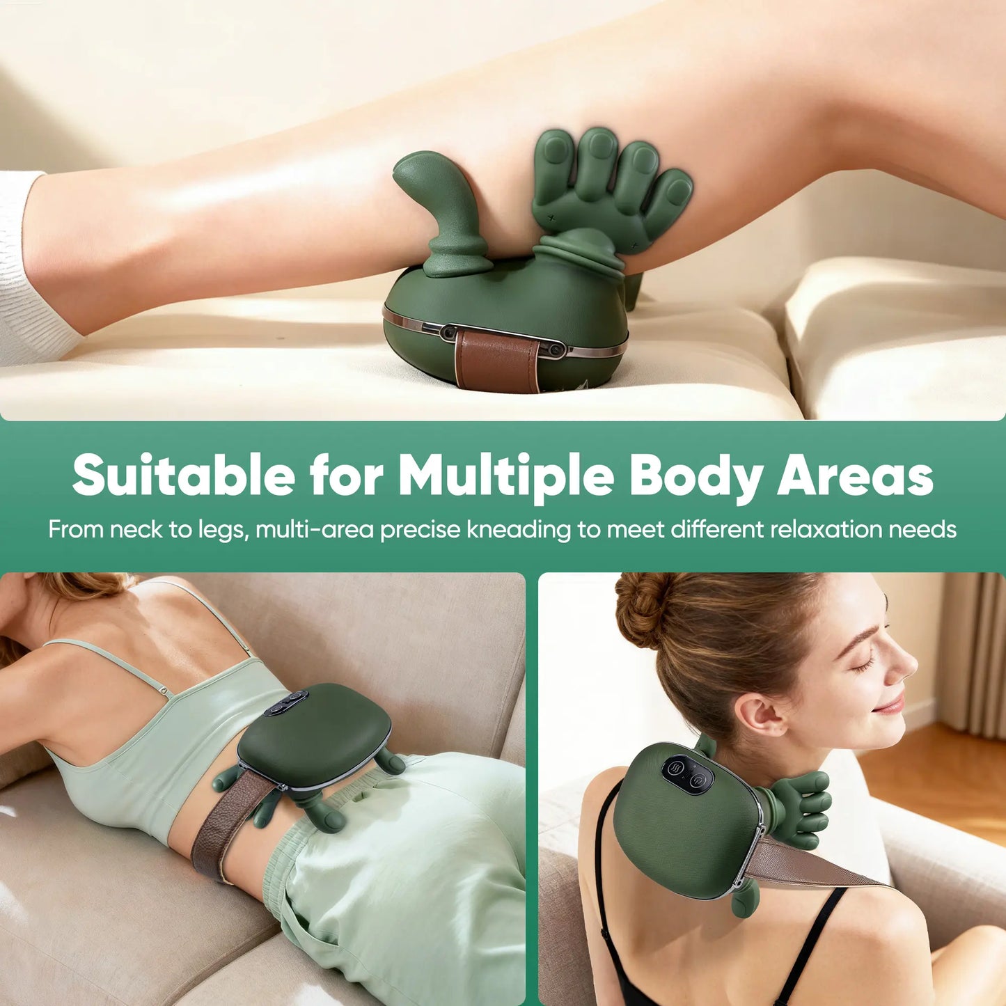 2026 Upgraded Wireless 3D Deep Tissue Shoulder & Neck Massager