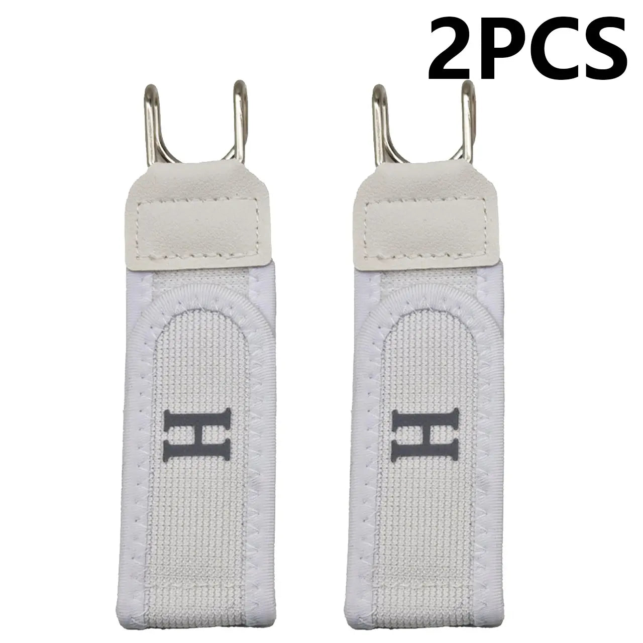 Invisible Elastic Belt Hook Set (2 Pack) – No Buckle Waist Belt Clips for Jeans, Pants & Workwear