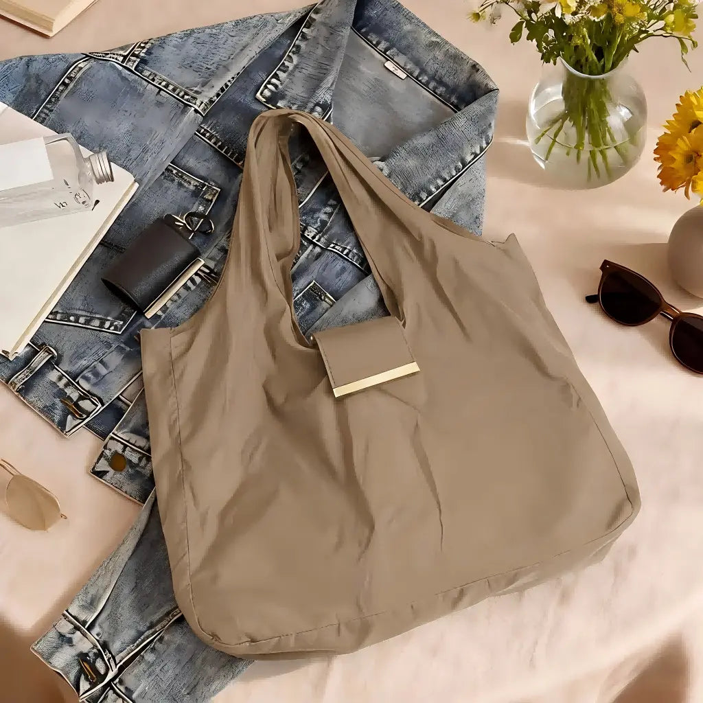Foldable Keychain Bag Reusable Grocery Bags for Shopping Foldable & Expandable Handbag with Key Ring for Travel Daily Use Organiser,dorm essentials,home decor
