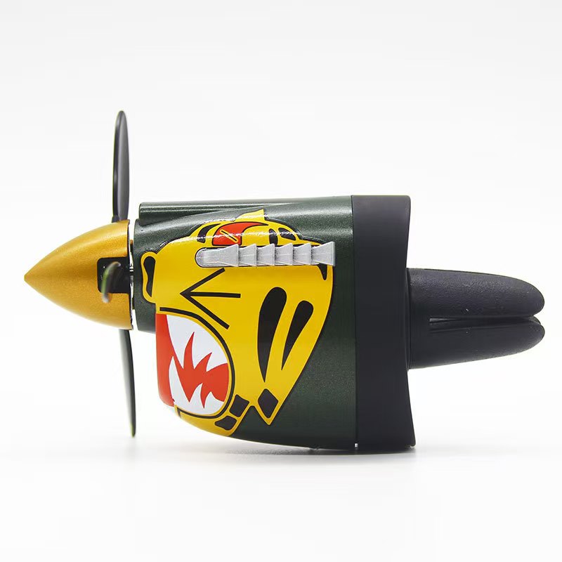 Désodorisant Voiture Avion P-40 Warhawk | Clip de ventilation Vintage Avion de Chasse pour Hommes