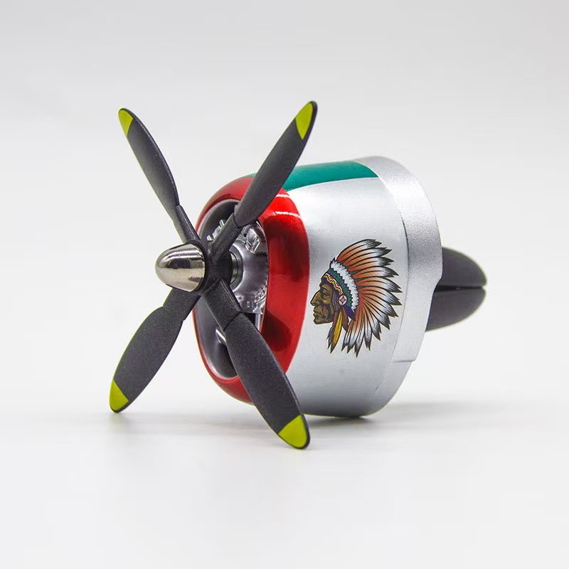 P-40 Warhawk Plane Car Air Freshener | Vintage Fighter Jet Vent Clip for Men