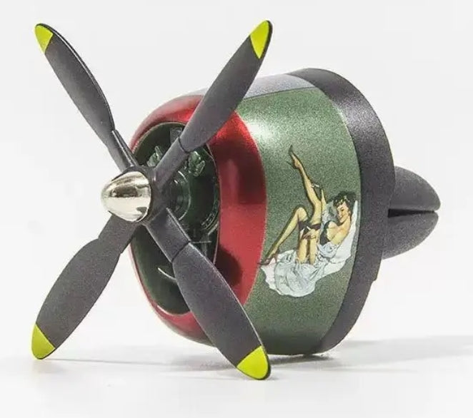 Désodorisant Voiture Avion P-40 Warhawk | Clip de ventilation Vintage Avion de Chasse pour Hommes