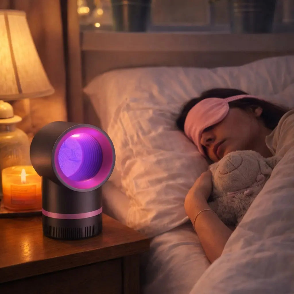 Portable UV LED Mosquito Zapper: Electric Fly & Gnat Trap for Indoor Use