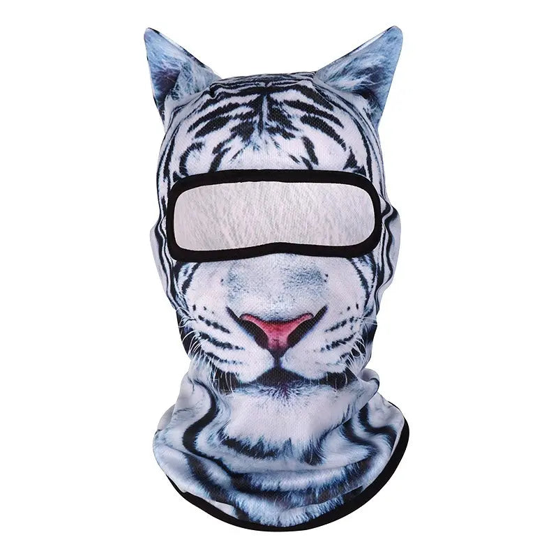 3D Cat Ear Balaclava, Breathable Polyester Shiesty Ski Mask for Men & Women, Whimsical Party Accessory for Festivals, Raves & Halloween, Cool Mask, Ski Masks