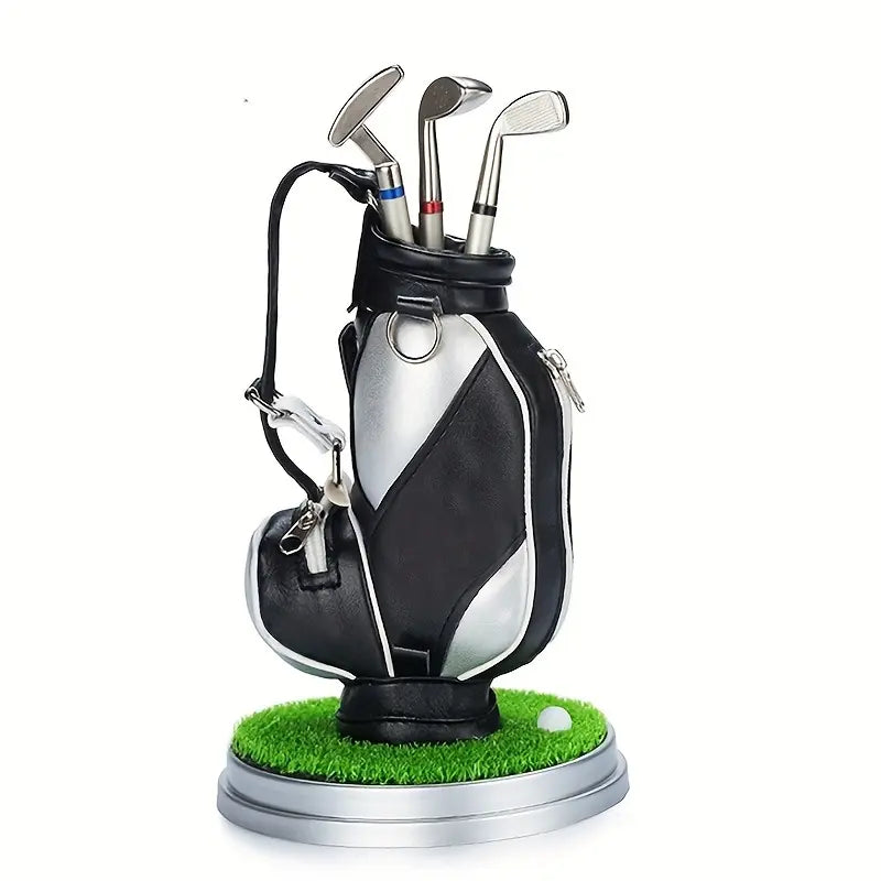 Golf Pen Holder with 3-Pen Gift Set