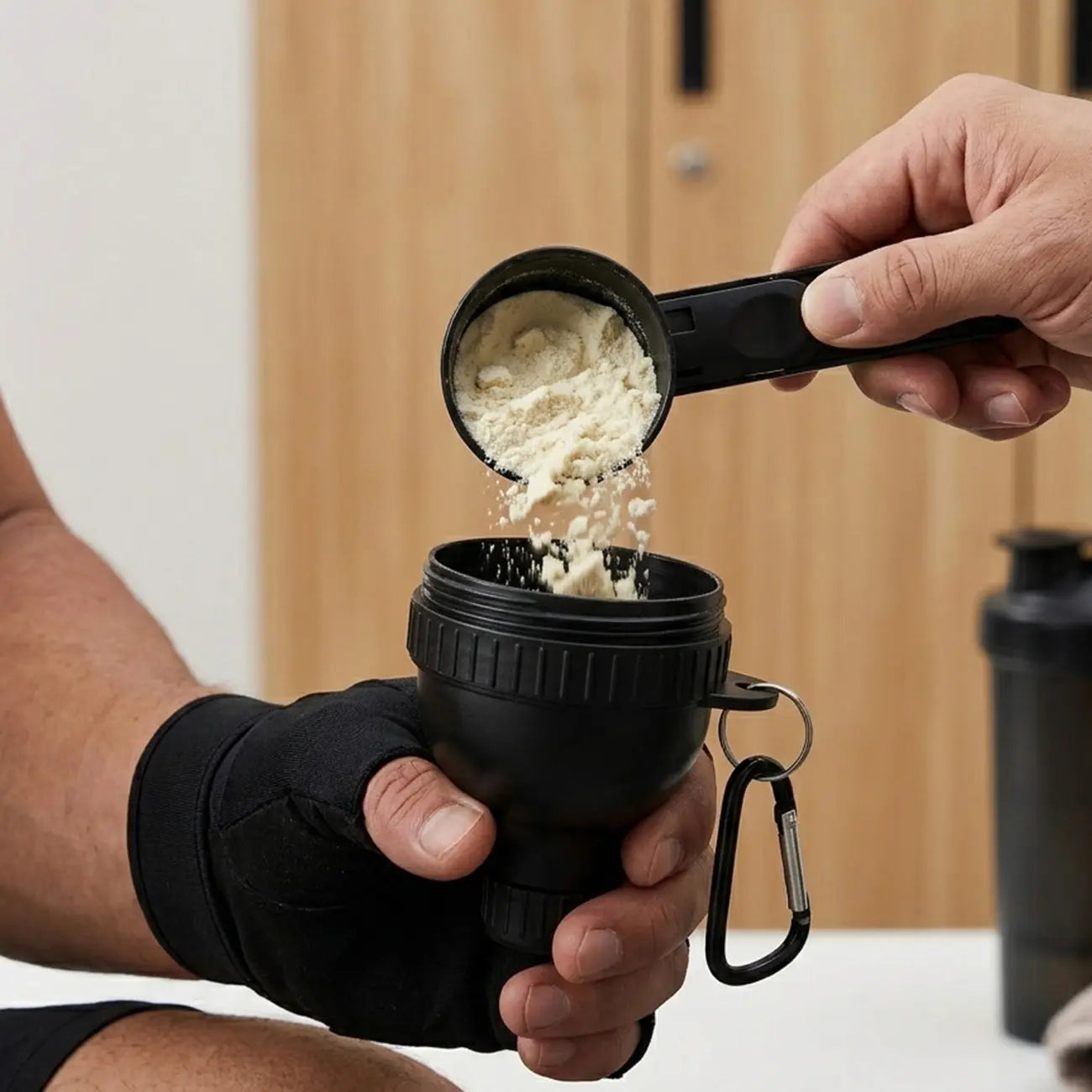 Protein Powder Scoop & FREE Funnel Container