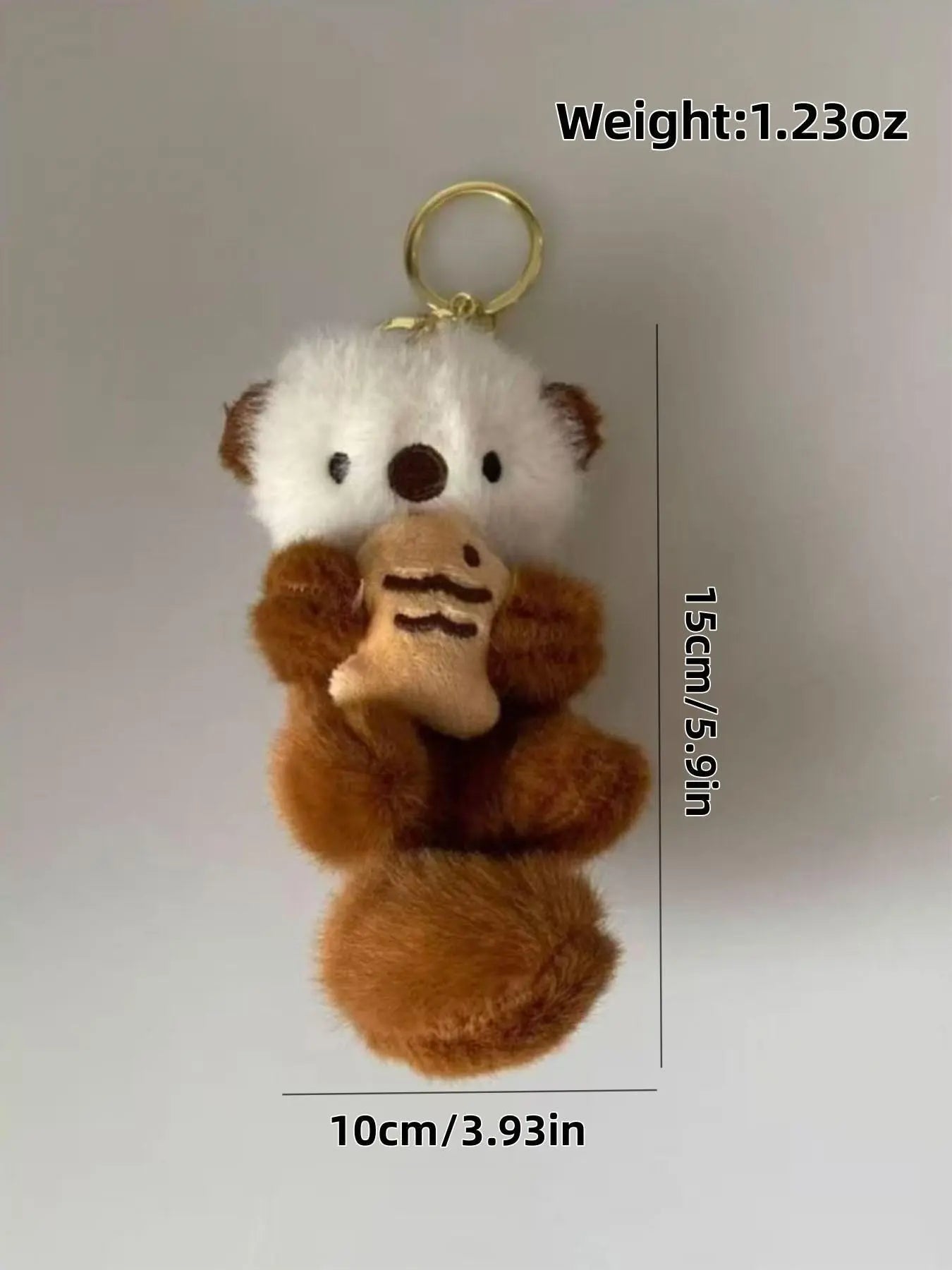 Cute Otter Keychain Pendant & Bag Accessories, Keychain Kawaii Charms, Animal Lover Gift Idea, Perfect for Bags & Backpacks, Unique Design for Daily Use