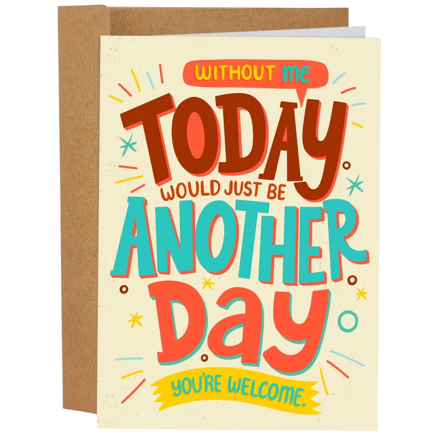 Funny Mother’s Day Greeting Card (5x7") - Includes Kraft Envelope