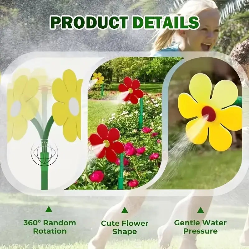 Dancing Sunflower Sprinkler – Fun Outdoor Water Toy for Kids