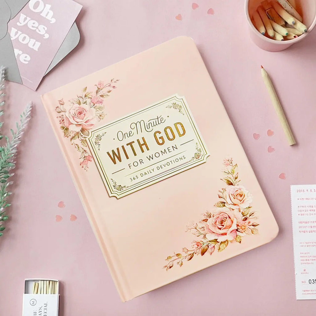 "One Minute with God" 365-Day Women's Devotional Journal - Portable Daily Reflections
