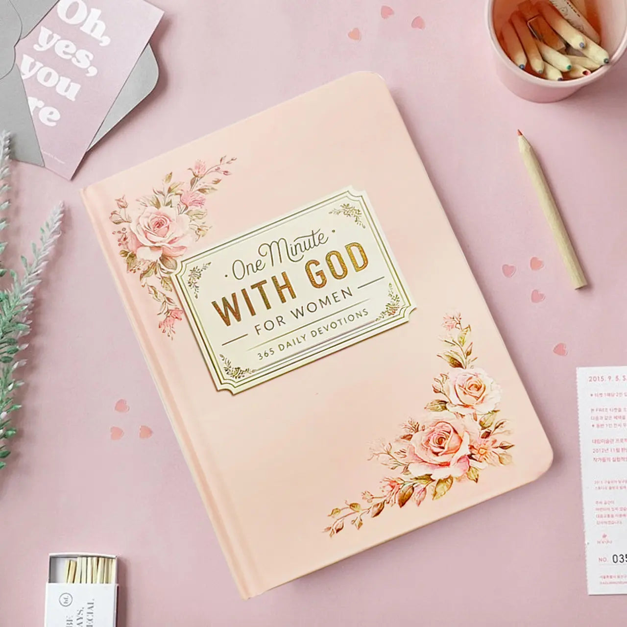 "One Minute with God" 365-Day Women's Devotional Journal - Portable Daily Reflections