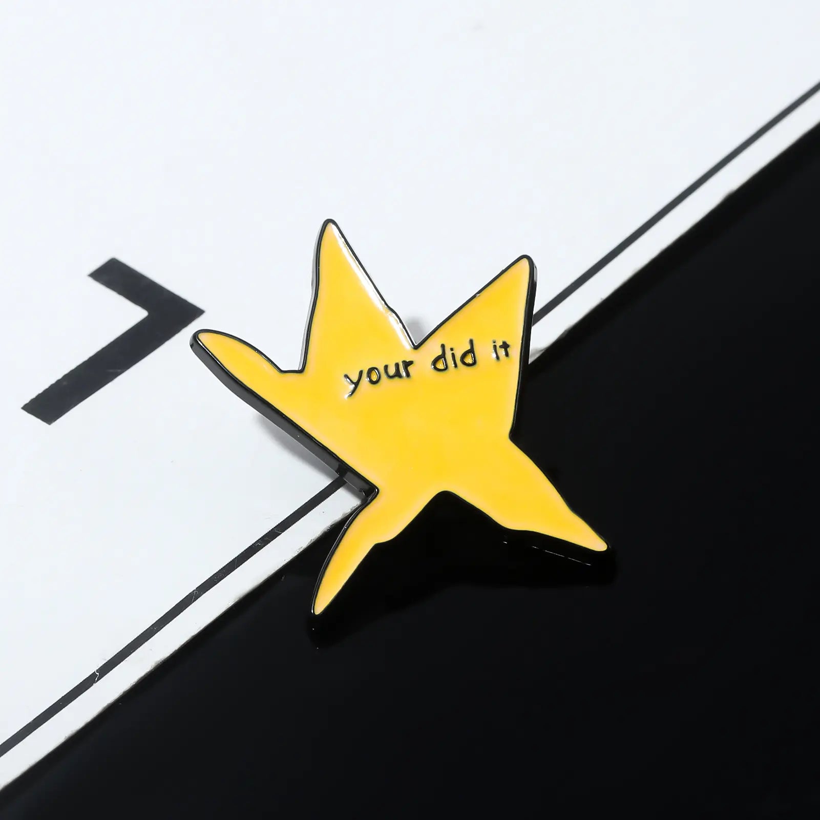 EMPTAN 2PCS Your Did It Star Enamel Pin - Funny Motivational Badge Brooch, Cute Backpacks, Jackets, Hats Jewelry Accessories for Women Men - Fun Gifts for Friends and Coworkers, Graduation Gifts for Her 2026