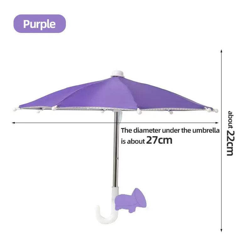 Universal Adjustable Phone Umbrella & Suction Cup Stand