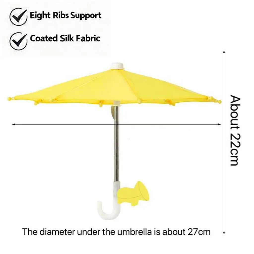 Universal Adjustable Phone Umbrella & Suction Cup Stand