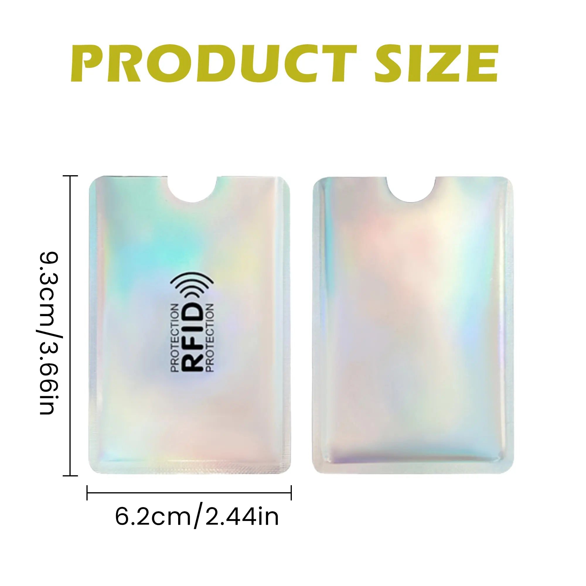 8 Counts RFID Blocking Sleeves Set –  Protection for Credit & ID Cards, Slim & Lightweight Design