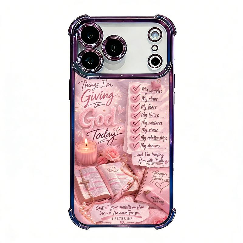 Christian Faith Bible Verse Soft TPU Shockproof Case for iPhone 18 Pro Max