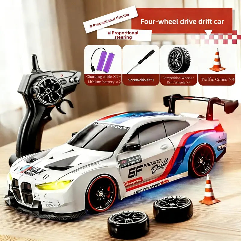 1：24 rc racing cars full proportional throttle ideal for solo practice neighborhood races birthday parties casual play and holiday gifts