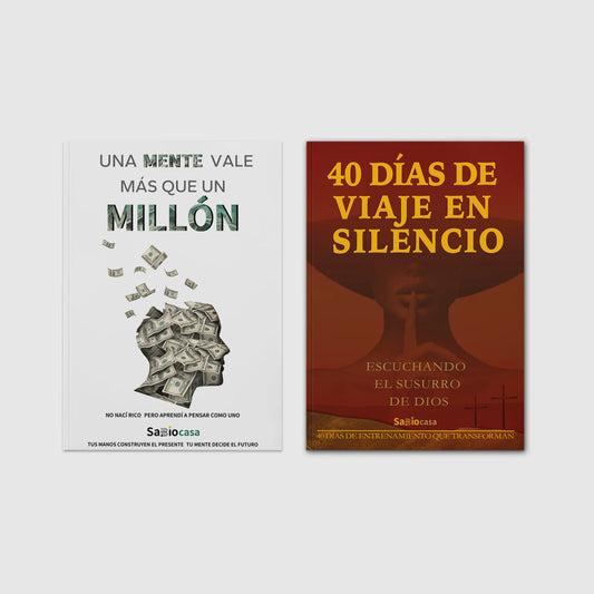 40-Day Personal Growth Book Set, Emotional Intelligence Guide & Success Mindset Manual with Daily Reflection Practices