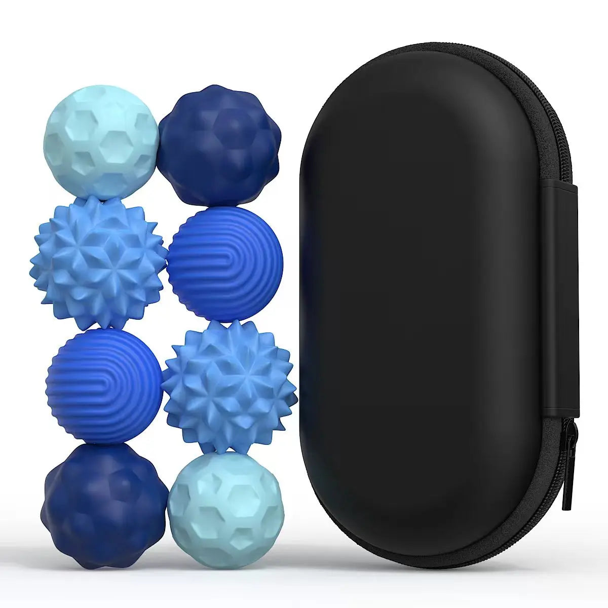 Silicone Fidget Ball Set – Elastic Texture Quiet Stress Relief Toy in Assorted Colors
