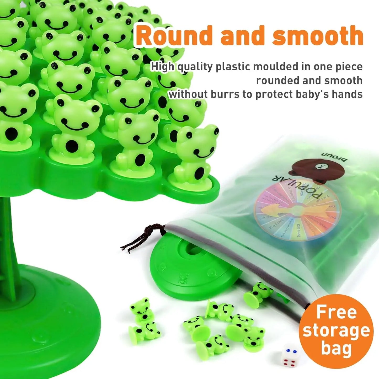 Frog Balance Challenge Board Game (52pc Set) - Educational STEM Toy for Kids