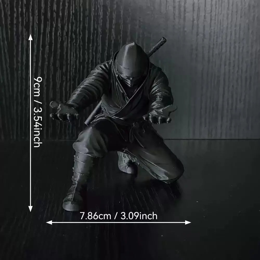Black Ninja Pen & Pencil Holder for Desk – Novelty Desktop Decor & Office Accessories