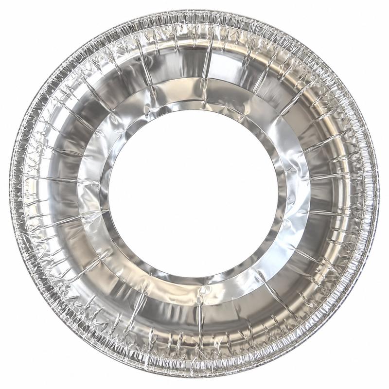 10-Piece Disposable Aluminum Foil Gas Stove Burner Cover – Heat-Resistant Protector Pad