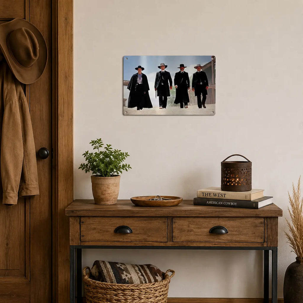Arte de Pared de Película del Oeste de Doc Holliday y Wyatt Earp