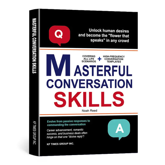 【FY Books】Masterful Conversation Skills — Question & Answer Classics, Social Eloquence Secrets #Summervibes English English Paperback Crowd Desires