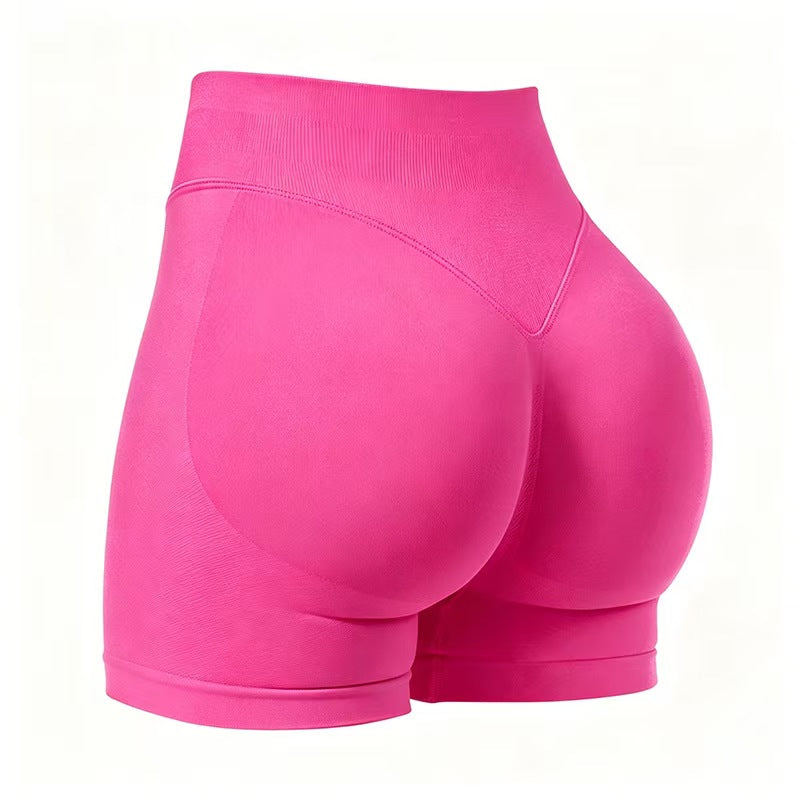 High Waist Butt Lifting Sports Shorts – Seamless Sculpting, Squat-Proof & Stretchy for Workout, Yoga & Gym