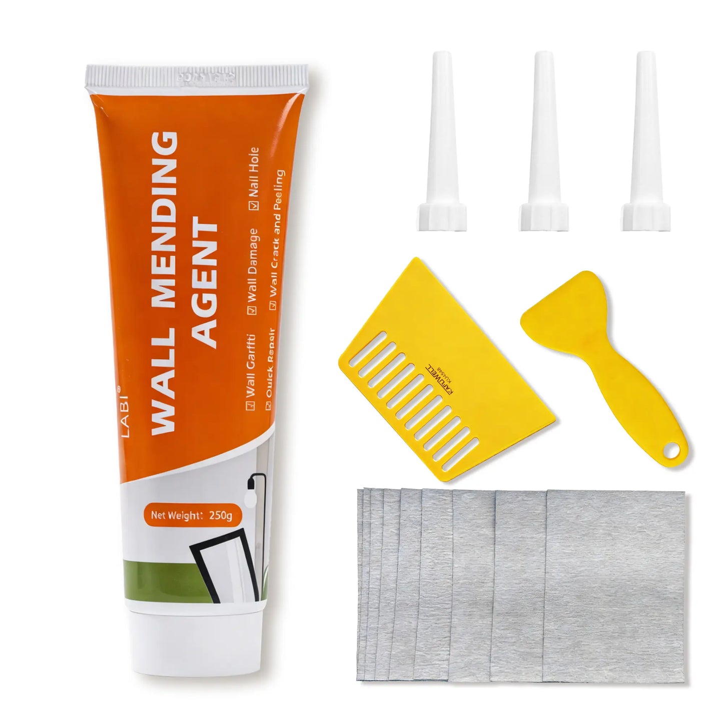 Drywall Patch Repair Kit (250g Wall Mending Agent)