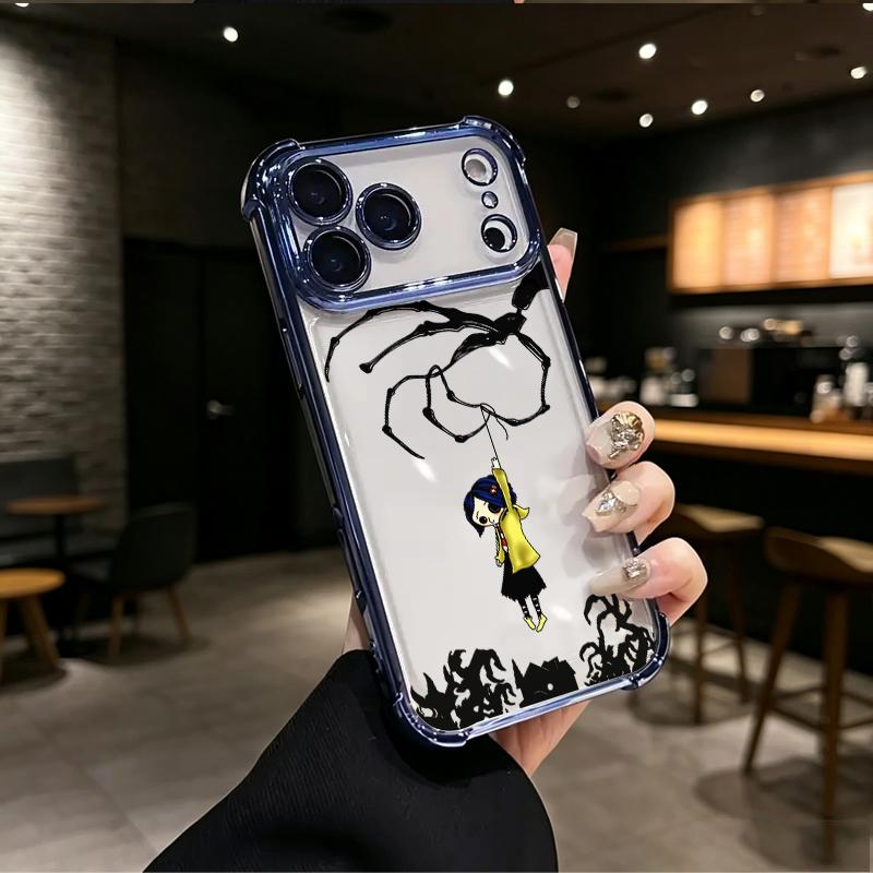 Dark Fairy Tale Coraline String Puppet Air Cushion Clear Case for iPhone 17 Pro Max
