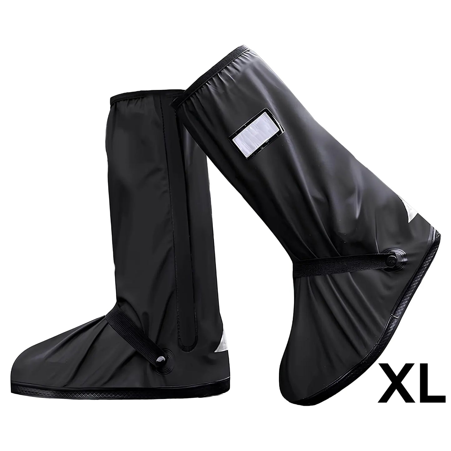 Waterproof Rain Shoe Covers – Reusable Non-Slip Overshoes with Reflective Strip