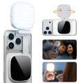 Weilisi MagSafe Magnetic Ring Light with Mirror – Rechargeable LED Selfie Light for iPhone 17 Pro Max