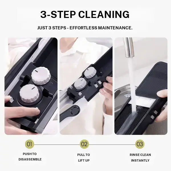 Adjustable Vegetable Slicer with Food Container – Safe Kitchen Mandoline