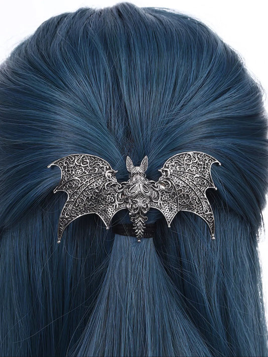 Gothic Bat Hair Claw Clip – Vintage Wing Hair Accessory