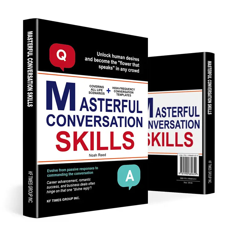 【FY Books】Masterful Conversation Skills — Question & Answer Classics, Social Eloquence Secrets #Summervibes English English Paperback Crowd Desires