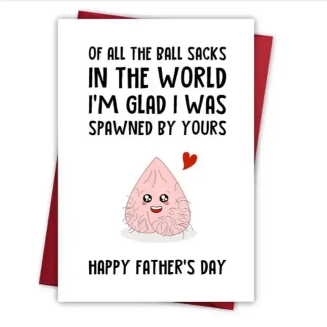 'Dad Joke' Funny Father’s Day & Birthday Greeting Card - Hilarious Gift from Daughter