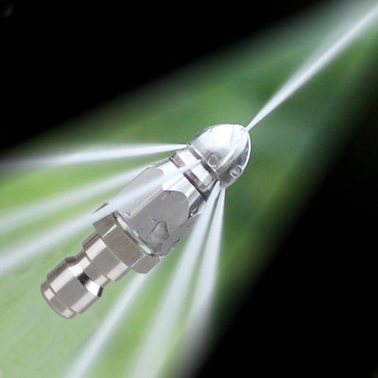 Stainless Steel Sewer Jetter Nozzle – 65000 PSI High-Pressure Drain Cleaner (1/4" Quick Connect)